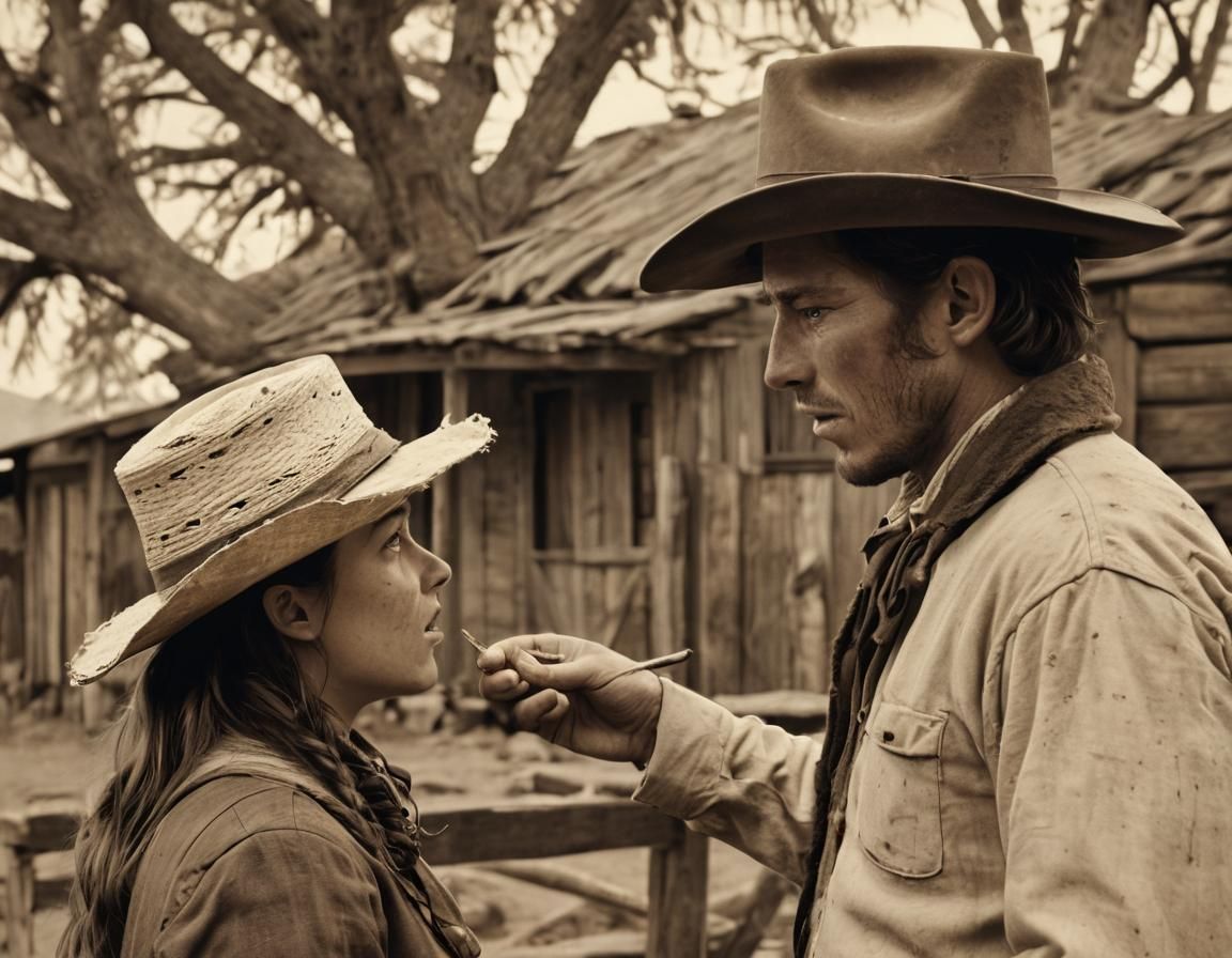 Billy the Kid: Cinematic Western Film Still