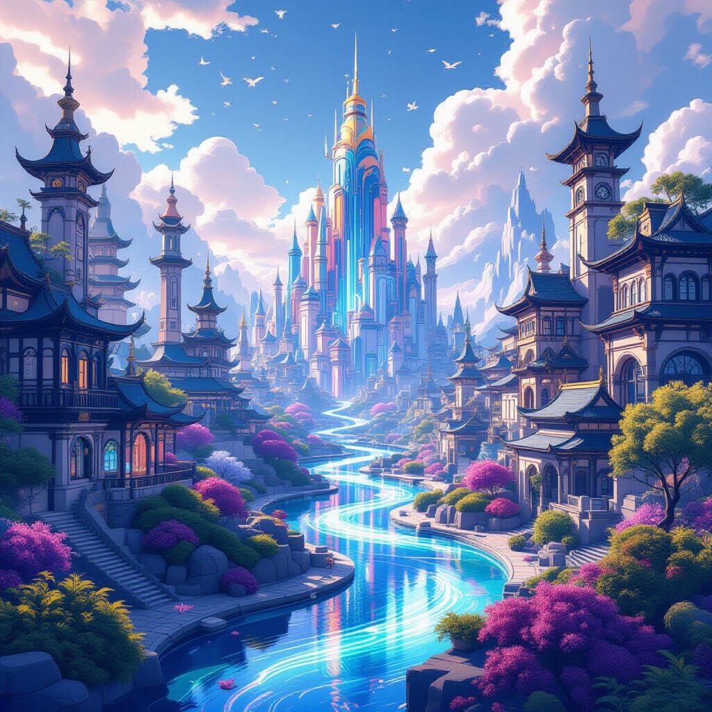 Ethereal Landscape Symbolizing Art Therapy Federation