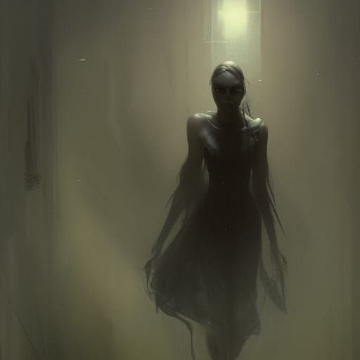 Sinister Portrait of Inner Turmoil