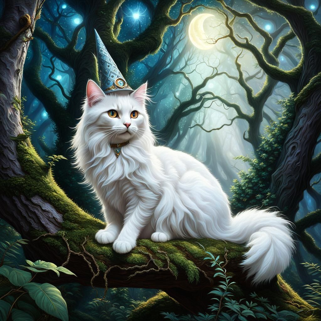 Moonlit Mystique: Guardian of the Forest