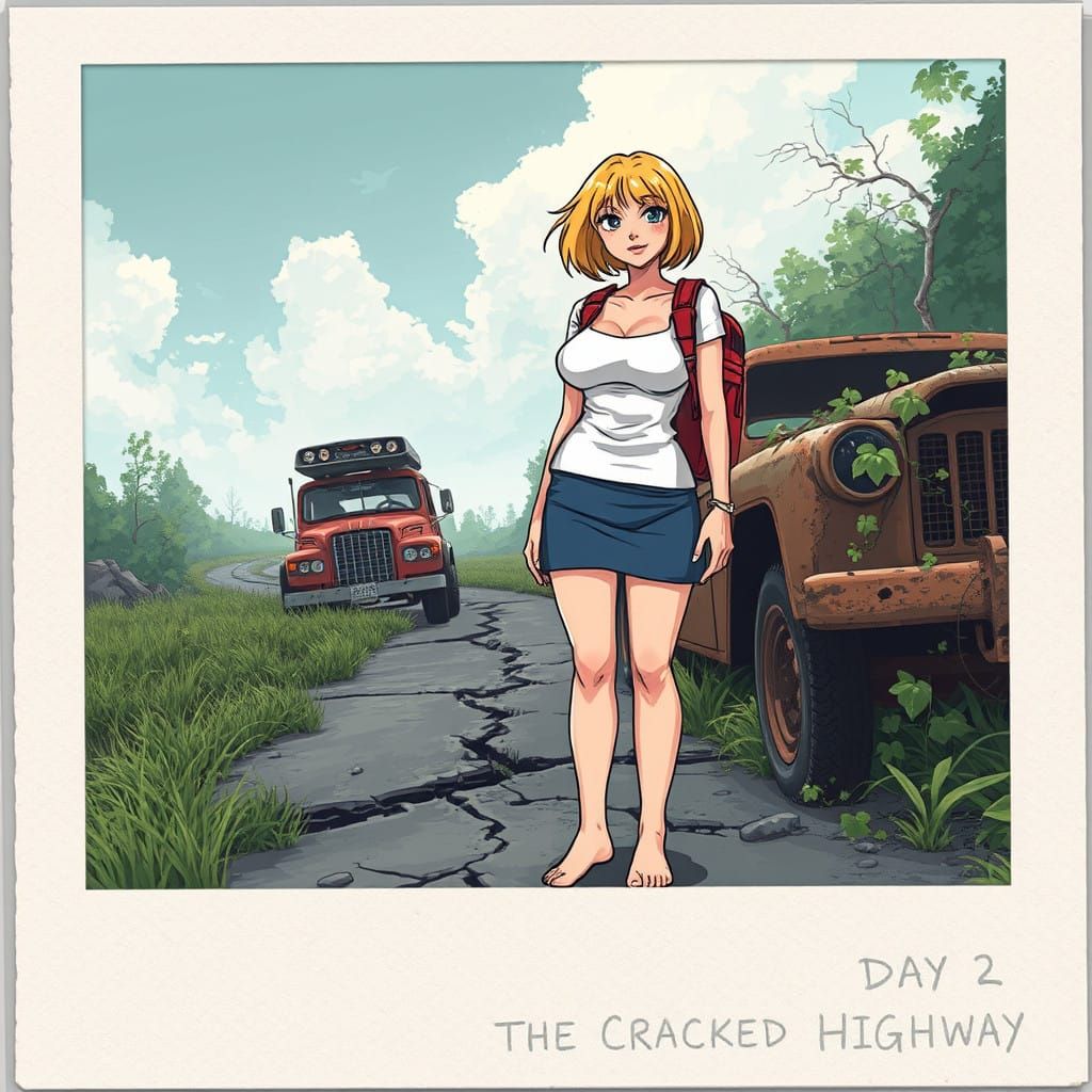 DAY 2 ‘THE CRACKED HIGHWAY’
Polaroid