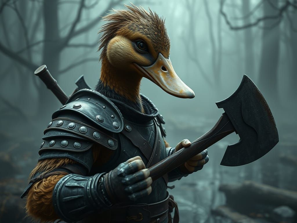 Howard Axeloft the Duckfolk Axemaster