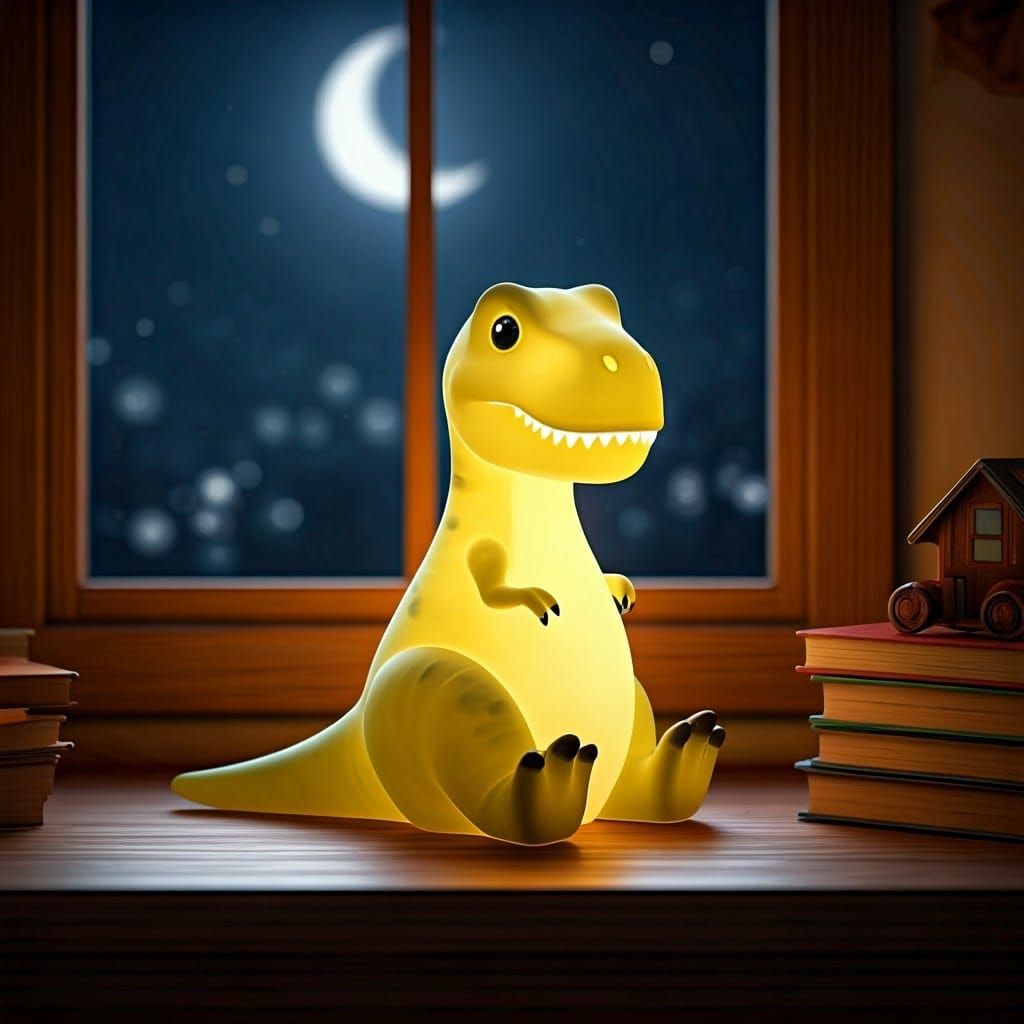 Chibi Dino lamp