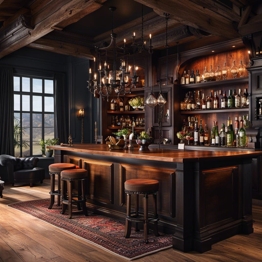 Cozy in-Home Bar
