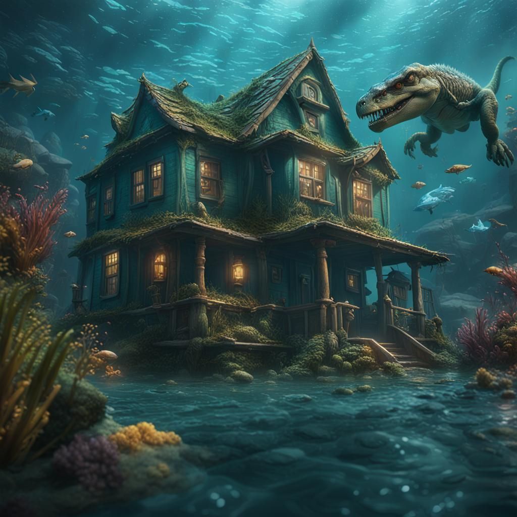 house underwater