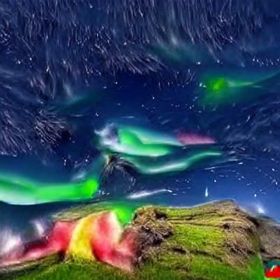 Aurora Borealis Lights Up Iceland Night Sky