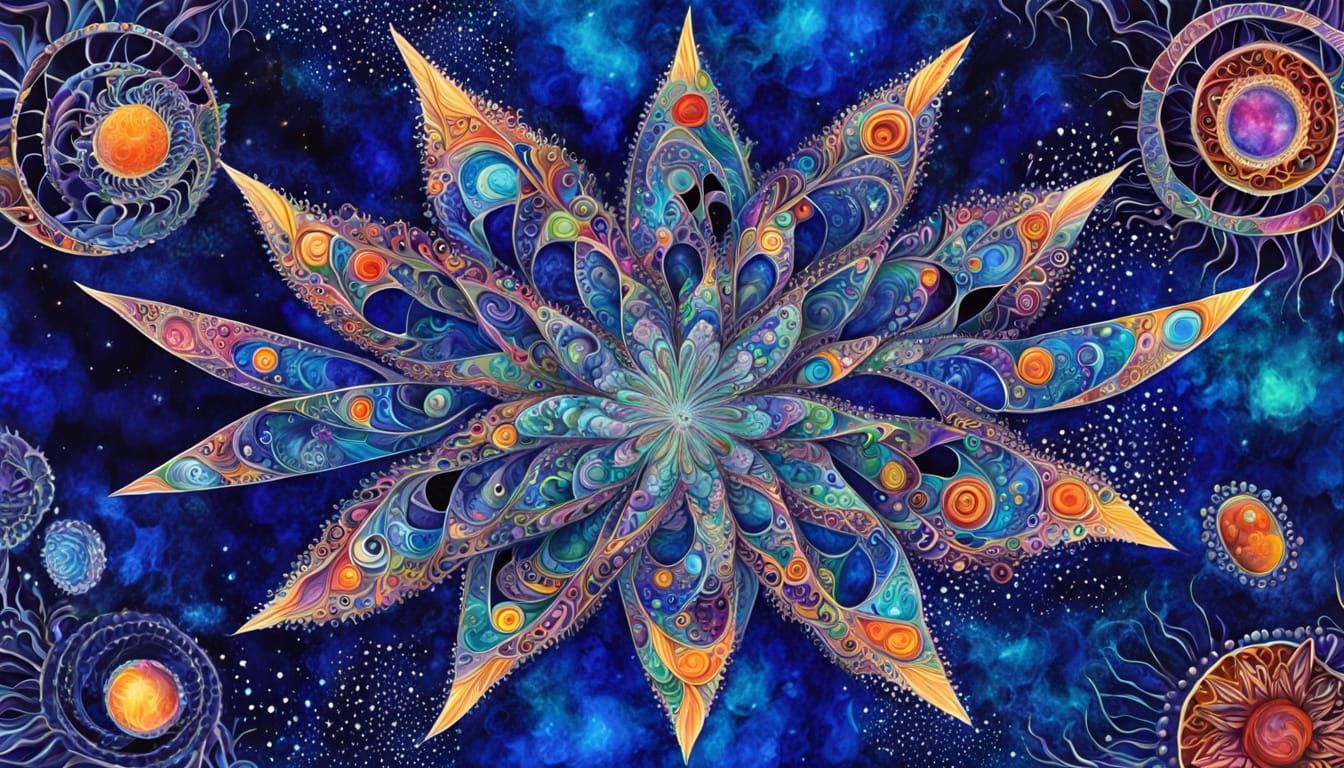 StarEvolvers AstroMagnetoSauri IX -prompt by @bmotters