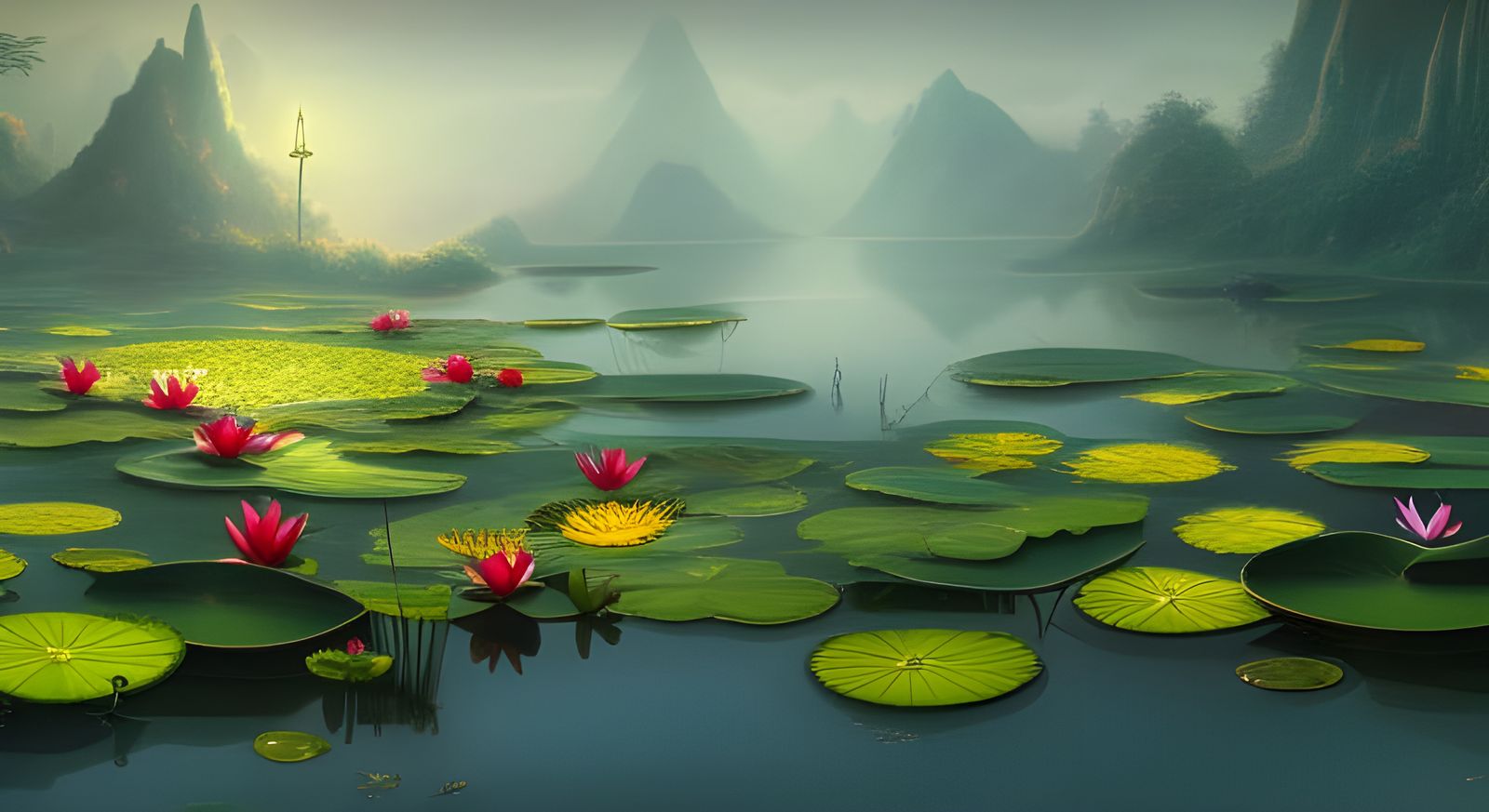 Beautiful sacred lotus 02