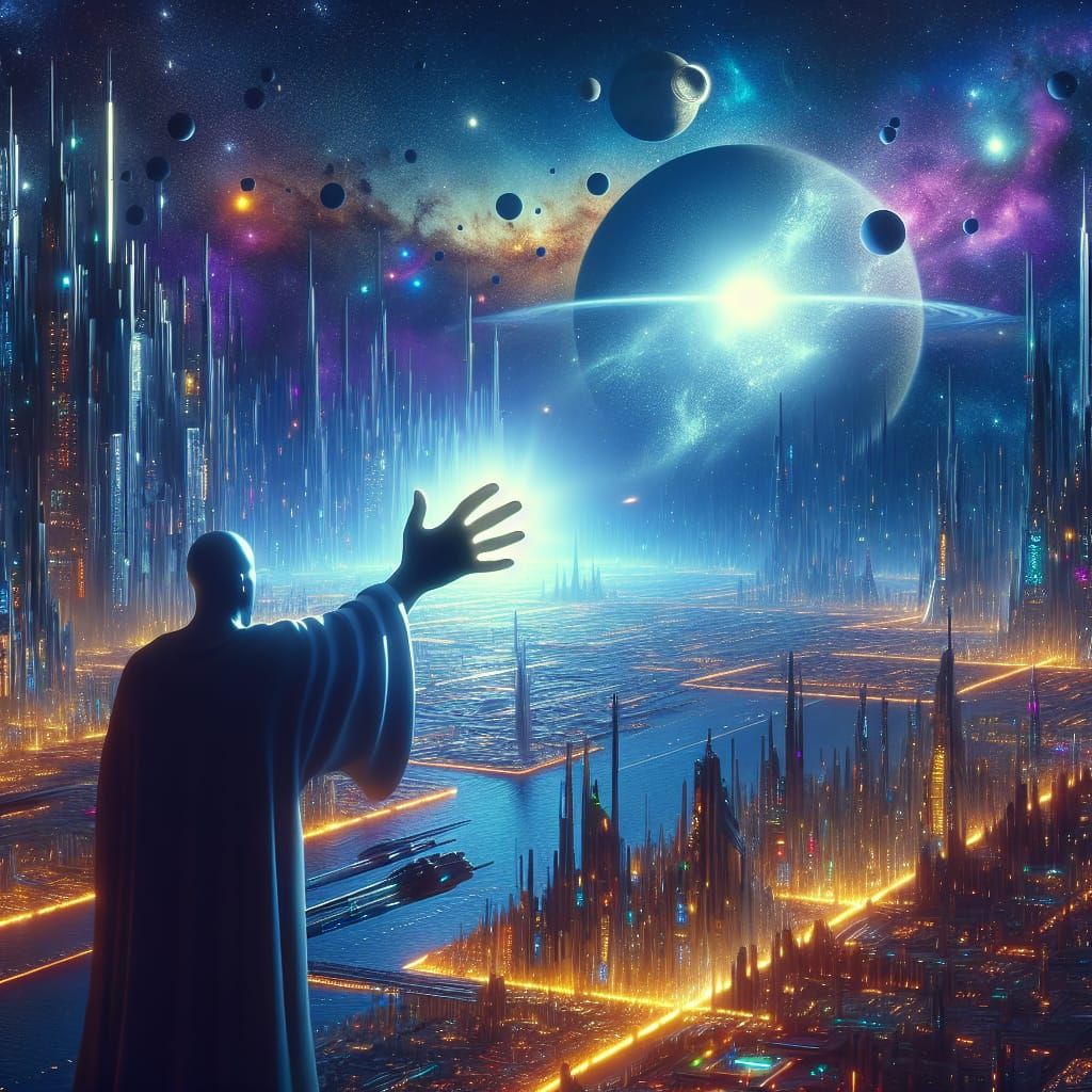 Afrofuturistic City Welcomes the Darkness