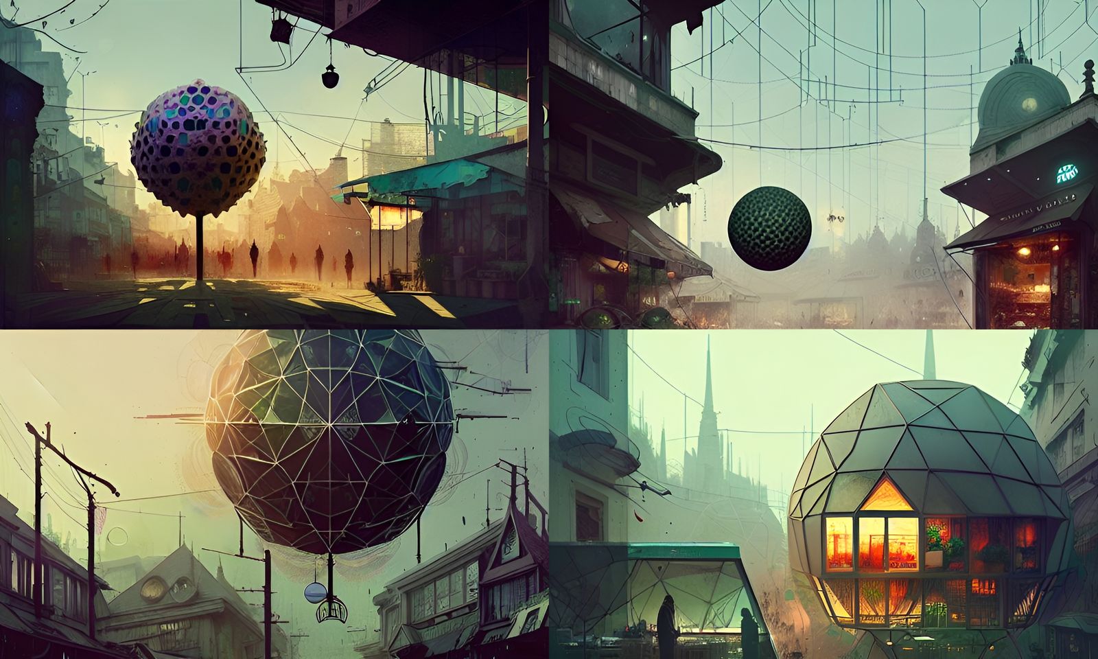 Vegetable Eatery in Pentagonal Sphere Cube Pods