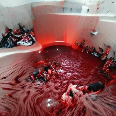 Visceral Blood Bath Still Life
