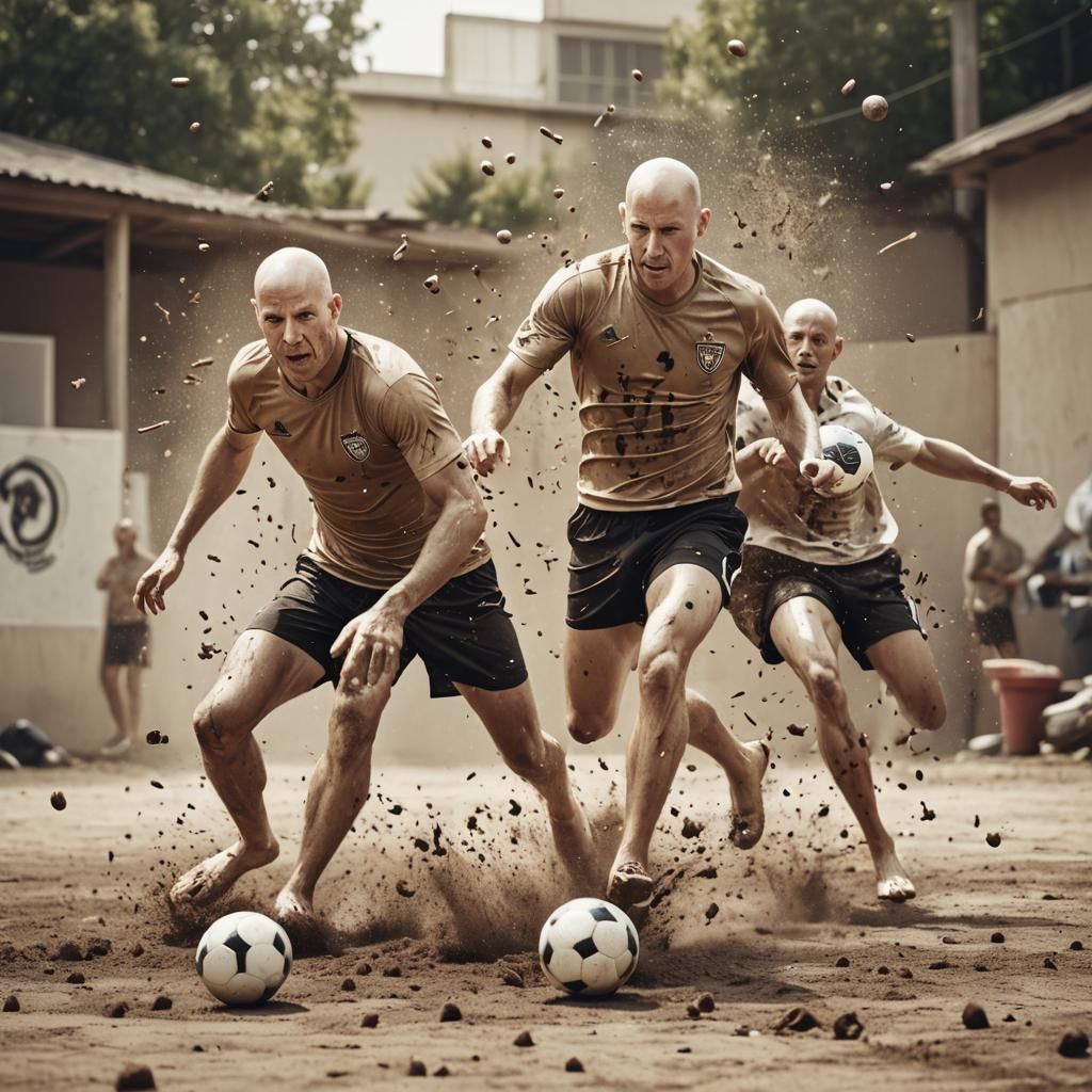Bald Men's Fecal Soccer Game: Concept Art