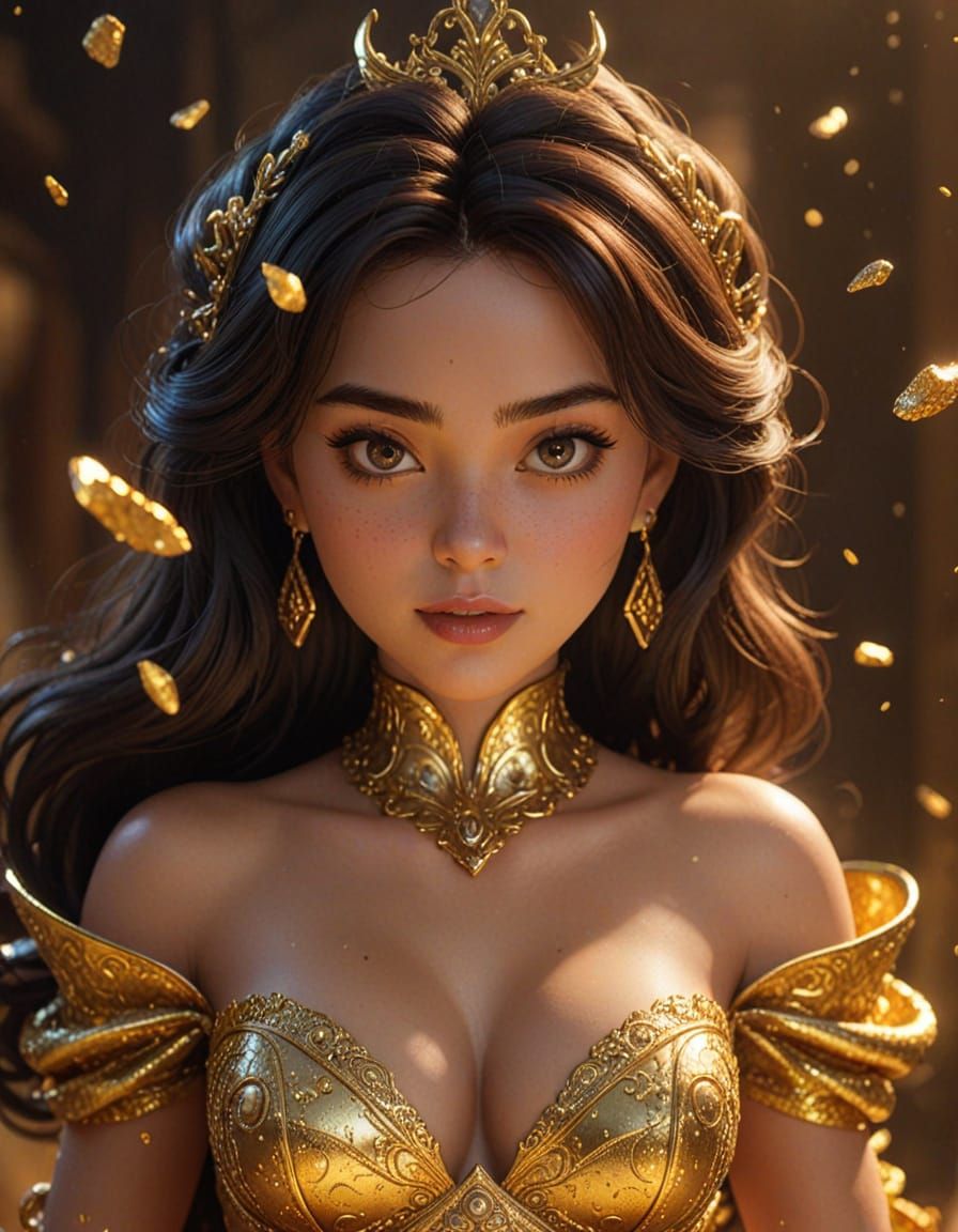 Yandere in Vodka Bottle: Digital Art Masterpiece