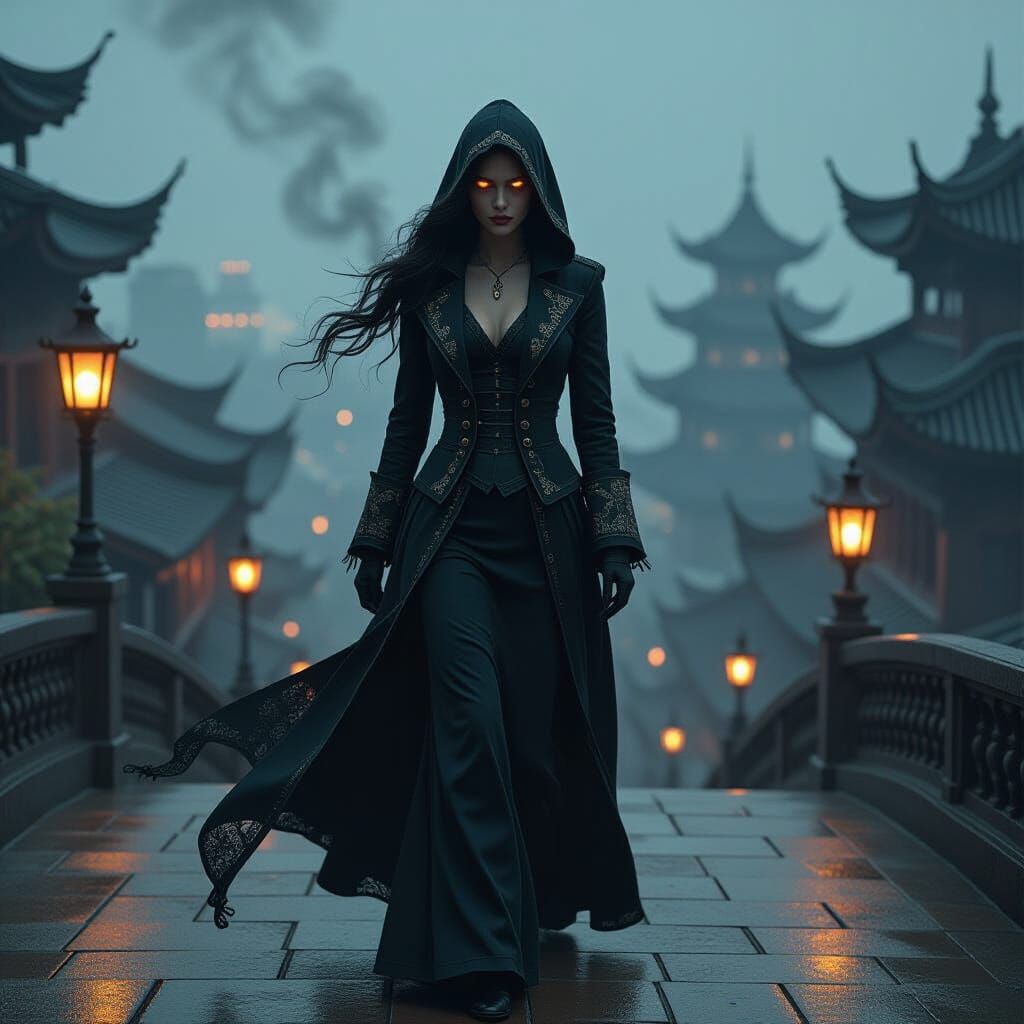 Shadow Walker Dissolving on Karnaca's Rooftops