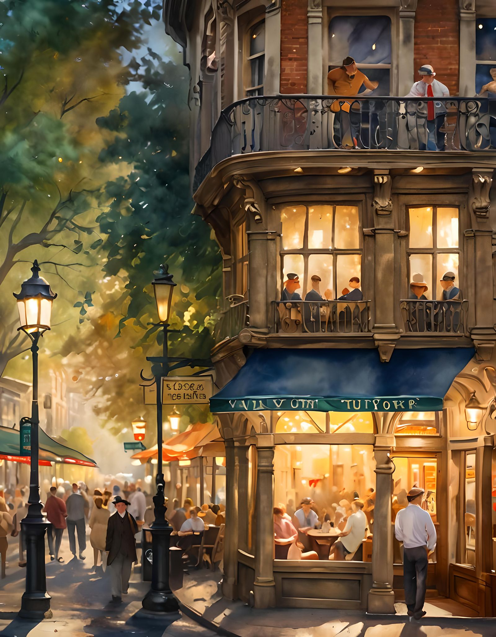 Happy hour at the Elixer Saloon in the Mission District, San...