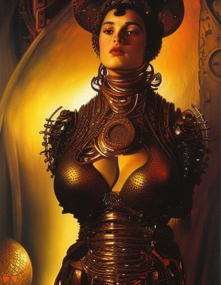 Science Fantasy Furnace Woman Masterpiece