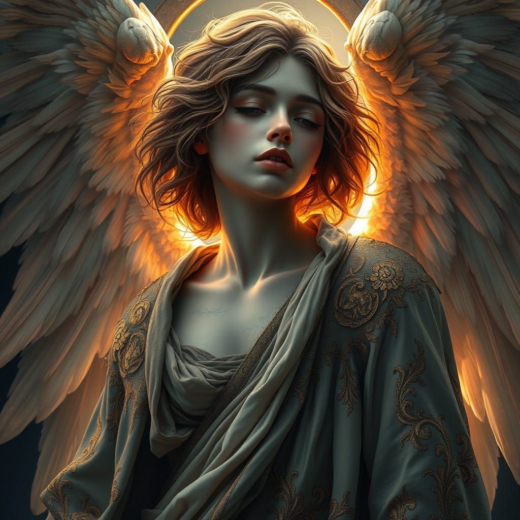 Ethereal Angel Falls from Heaven