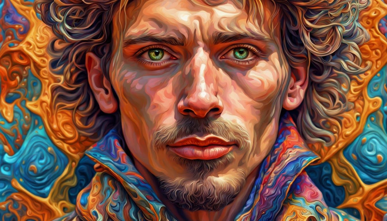 Surreal Digital Portrait of the Mister