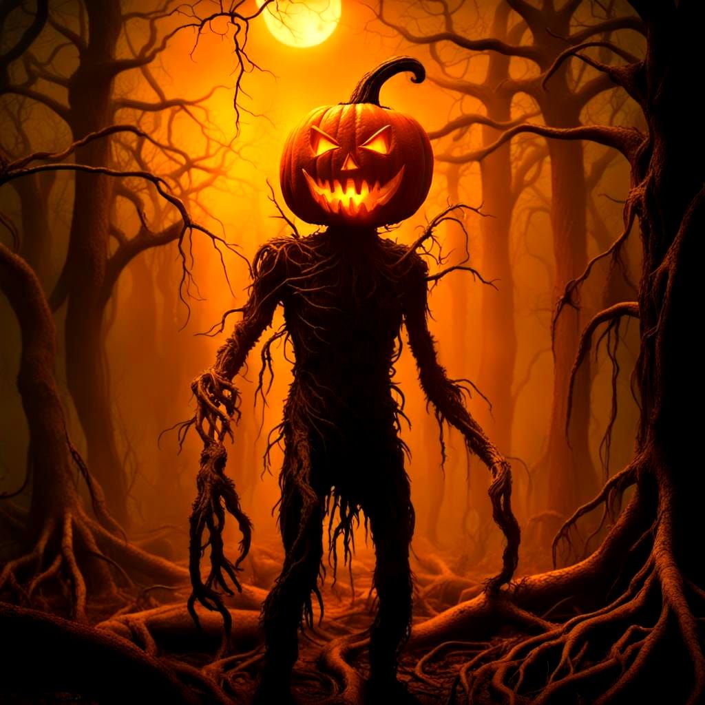 Cinematic Pumpkinhead Horror Character Film Still