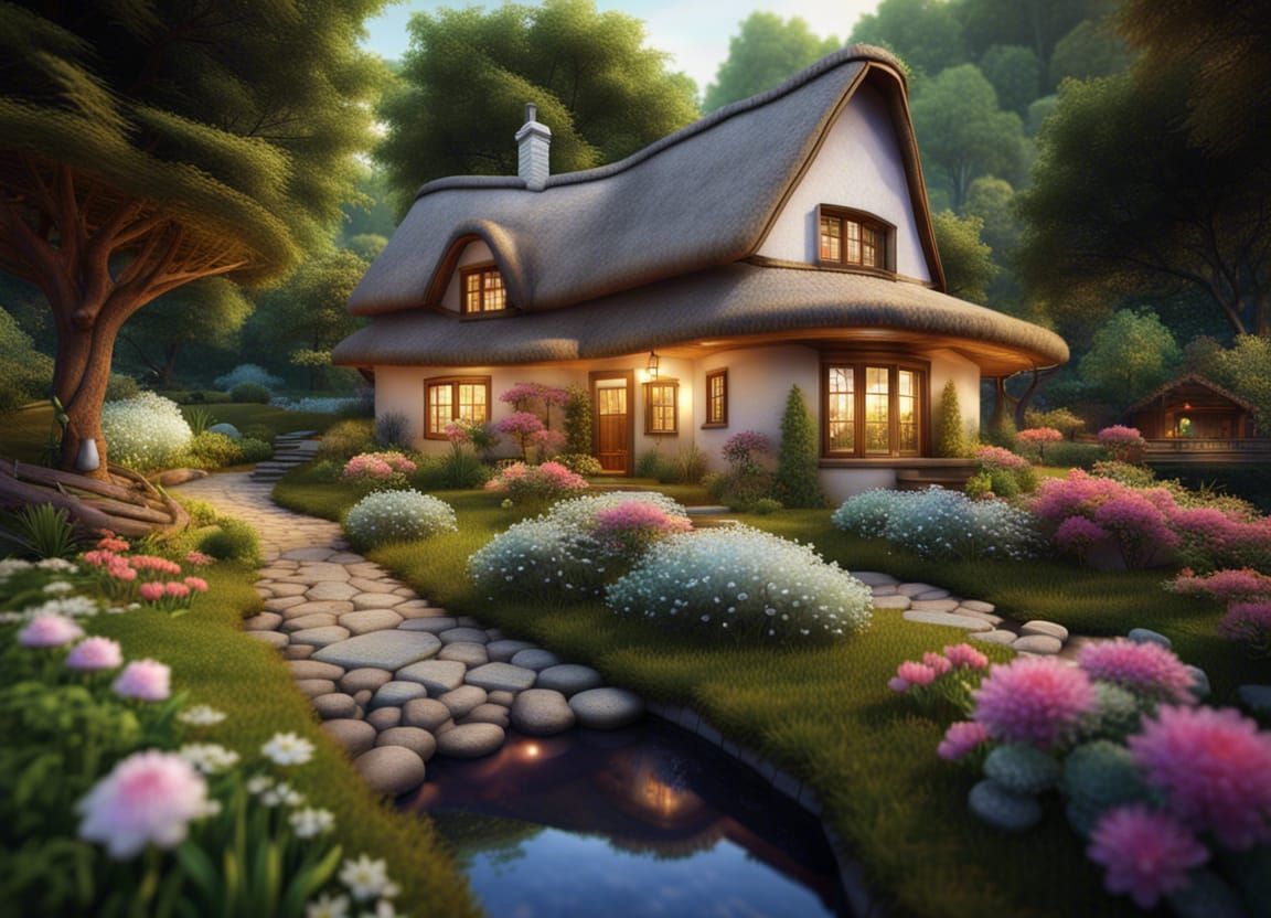 Idyllic Cottagecore Dream Home in Nature