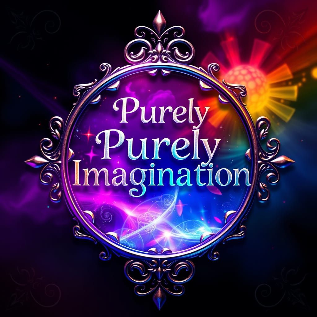 Ethereal Fantasy Border in Vibrant Colors