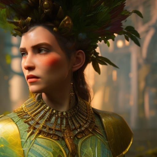 Cintia Dicker as Hyperrealistic Fairycore Princess