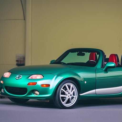 British Racing Green 2001 Mazda Miata Photograph