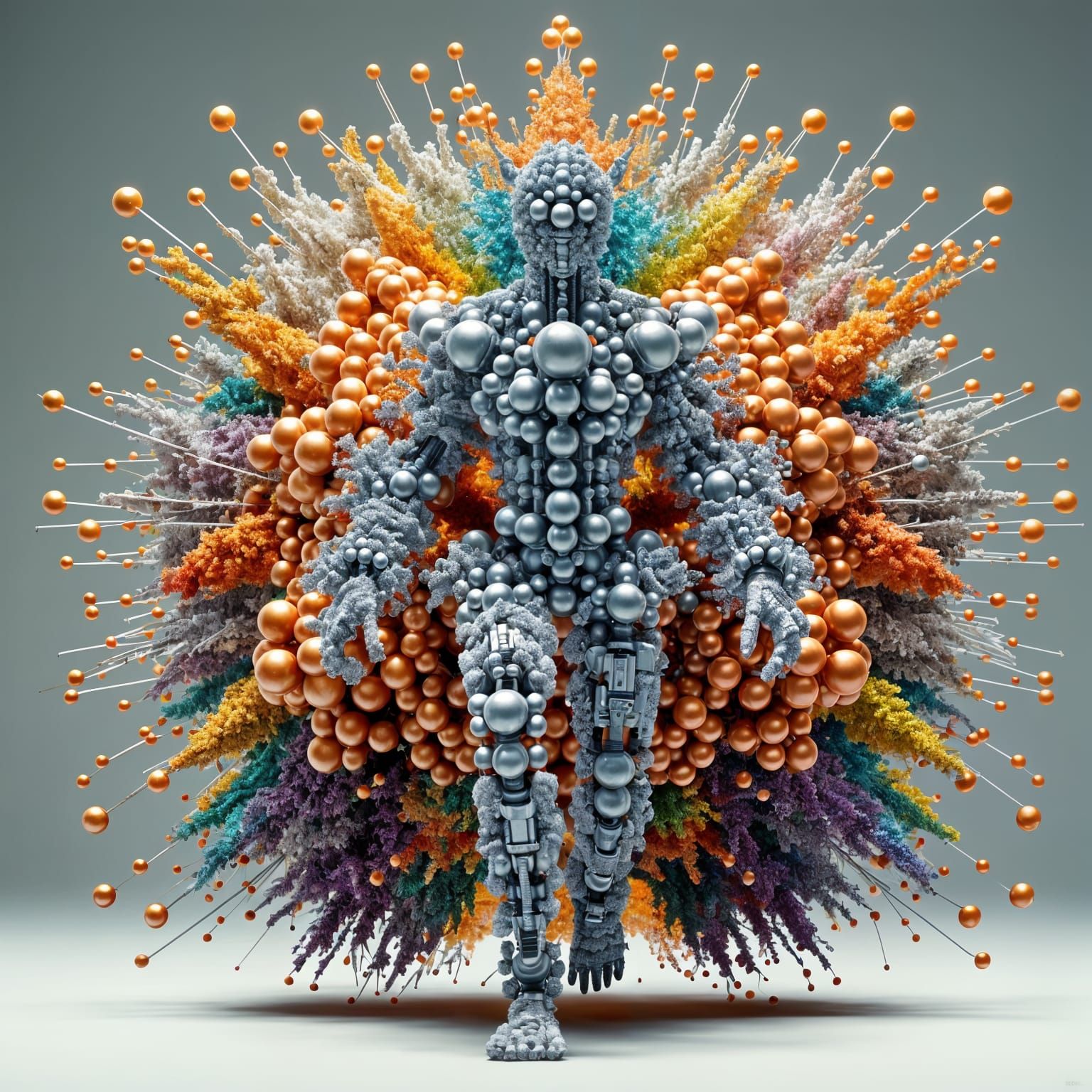 Android..made from bubbles