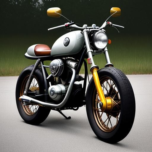 Chopped VW Bug Motorcycle Hybrid on Drag Strip