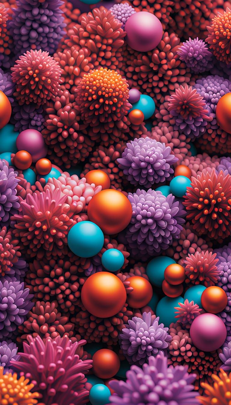 Hyperrealistic Anatomical Model in Digital Art Style