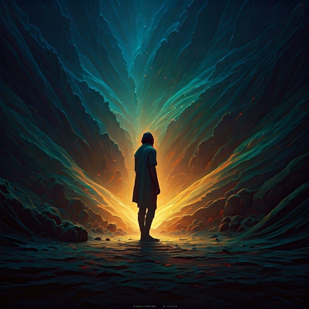 Person with a Million Thoughts: Fantasy Concept Art