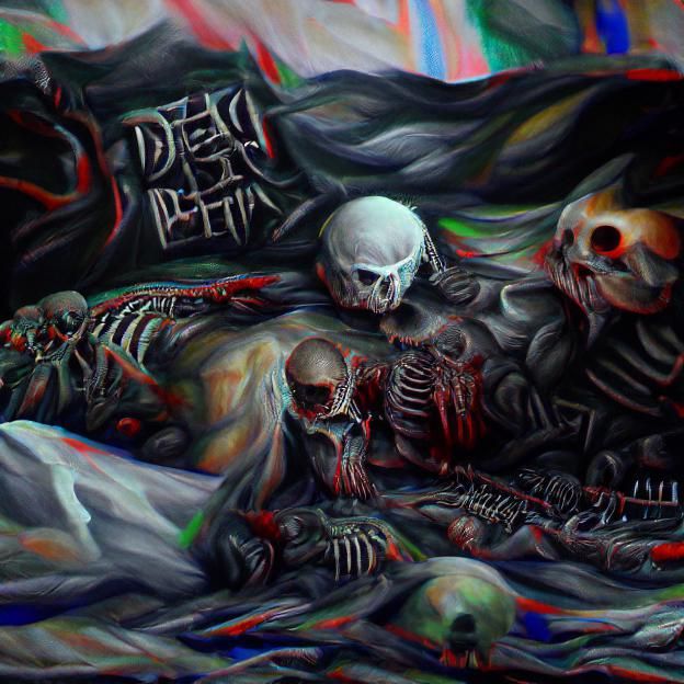 Detailed Skull Art in 8K Resolution