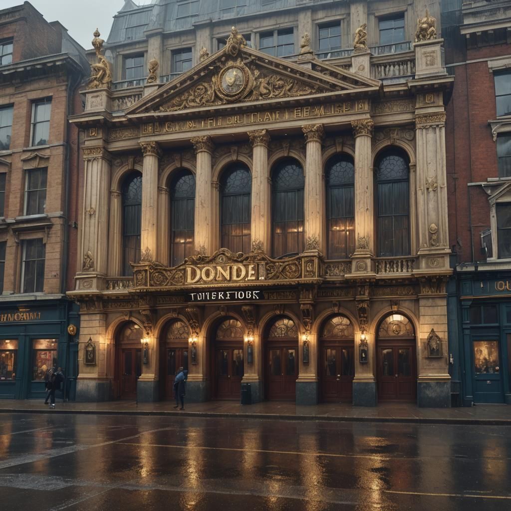 London Theatre: Detailed Matte Painting in Unreal Engine