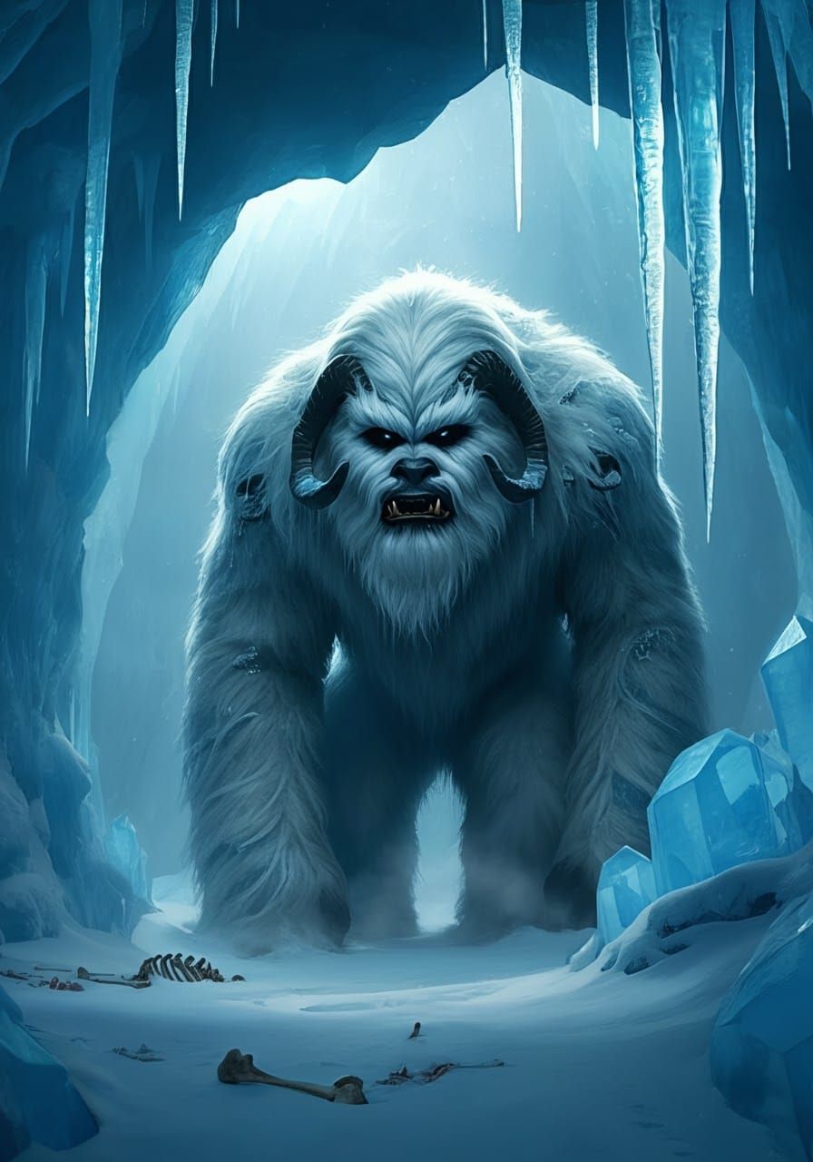 Wampa Ice Creature in Crystalline Cave