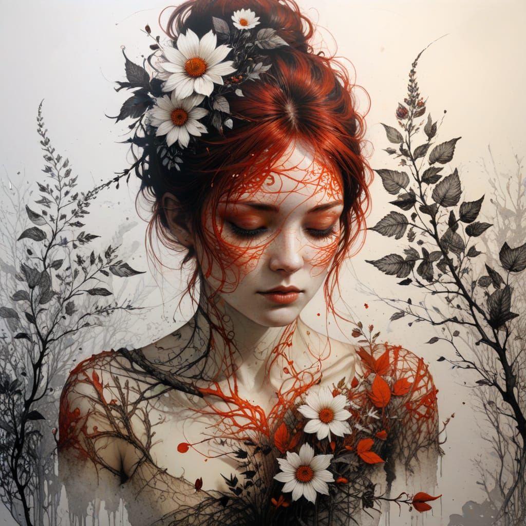 Airbrush Whimsy in Warm Hues