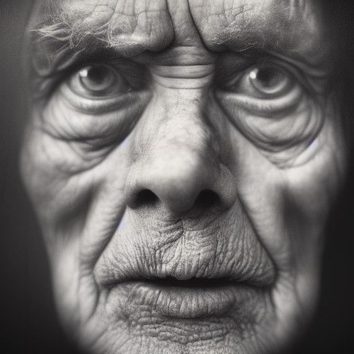 Close-Up Portrait in Style of Jeffries and Mann