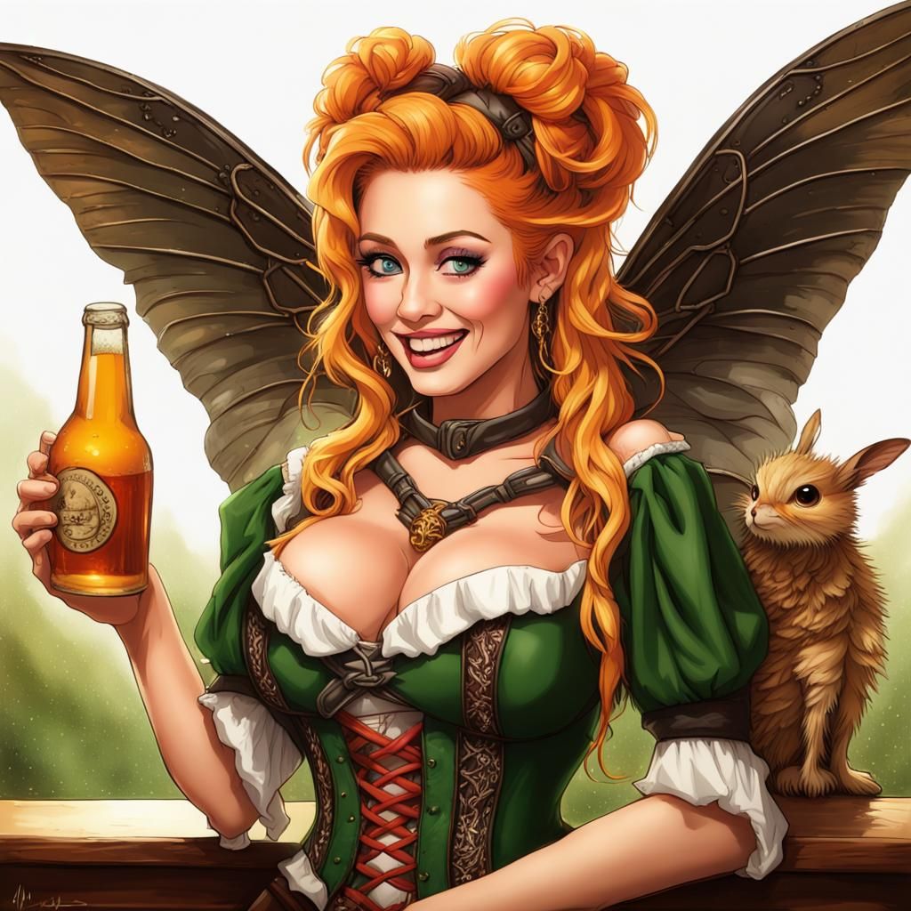 Dolly Parton Kisses Miley Cyrus as Octoberfest Valkyrie