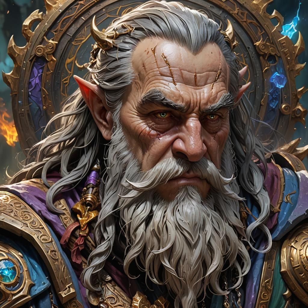 Moradin, The All-Father: Hyperrealistic Concept Art