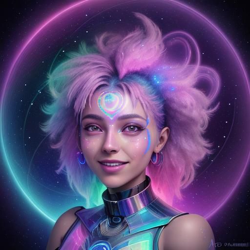 Androids and Humans: Holographic Cosmic Embrace