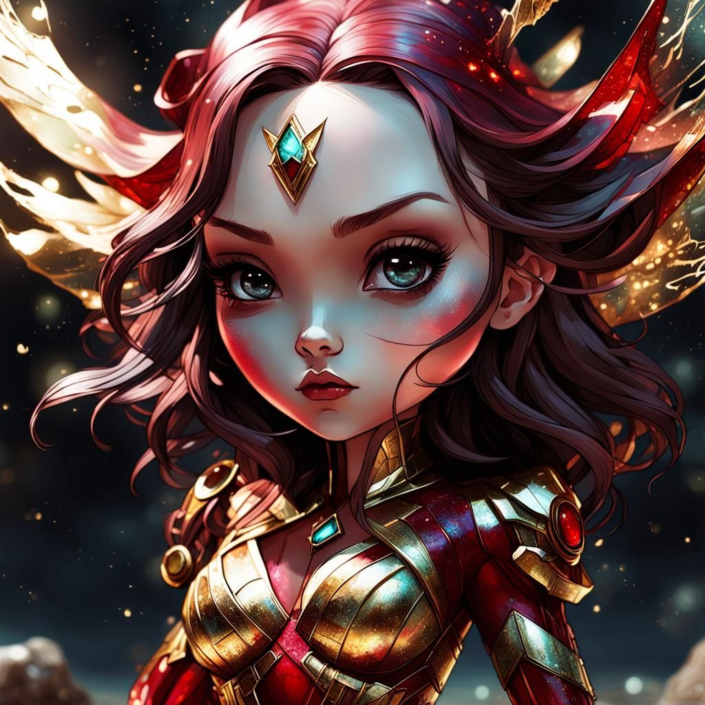 Scarlett Witch Chibi on Vacation