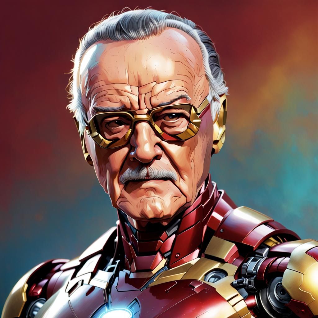 Hyperrealistic Iron Man Concept Art
