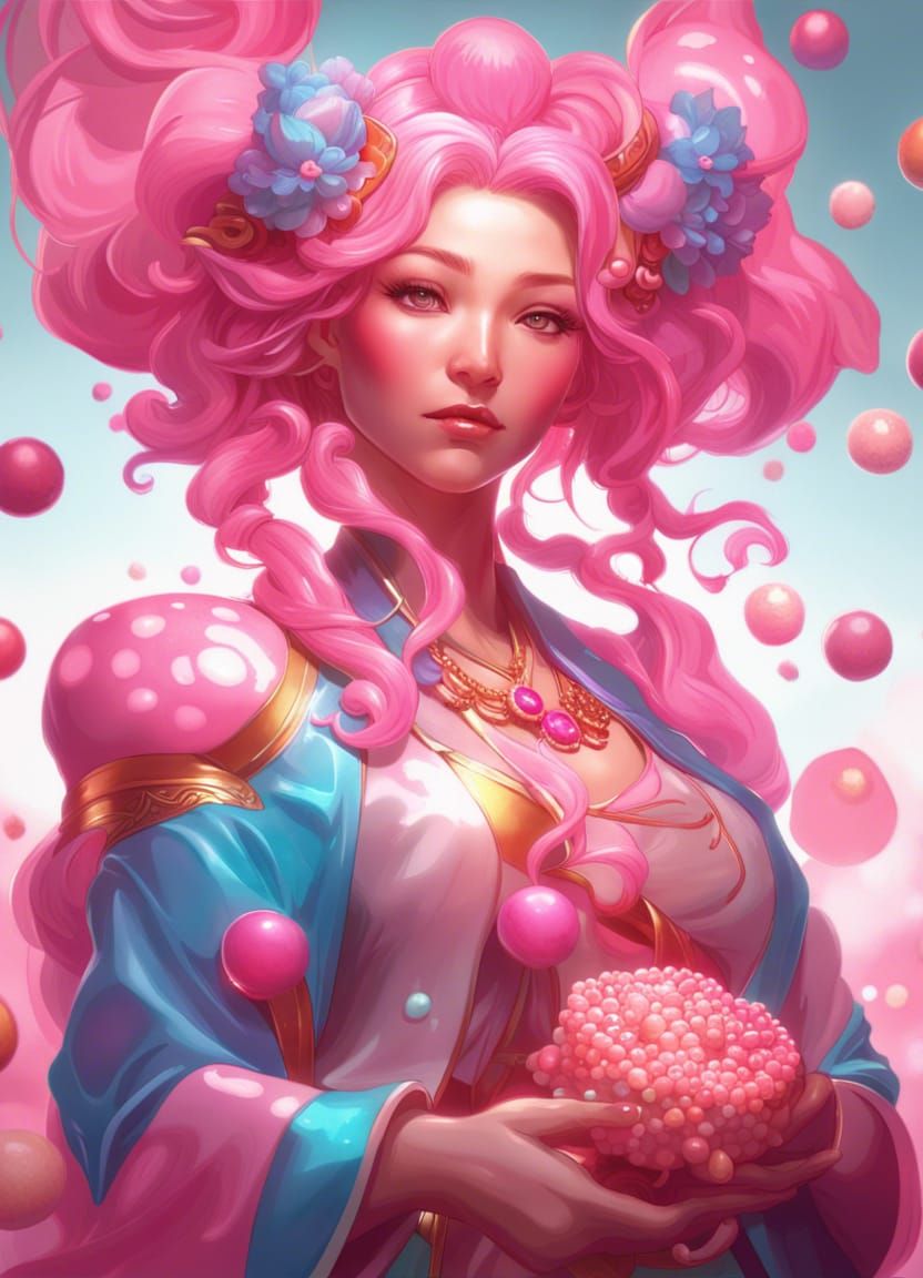 Bubble gum goddess I