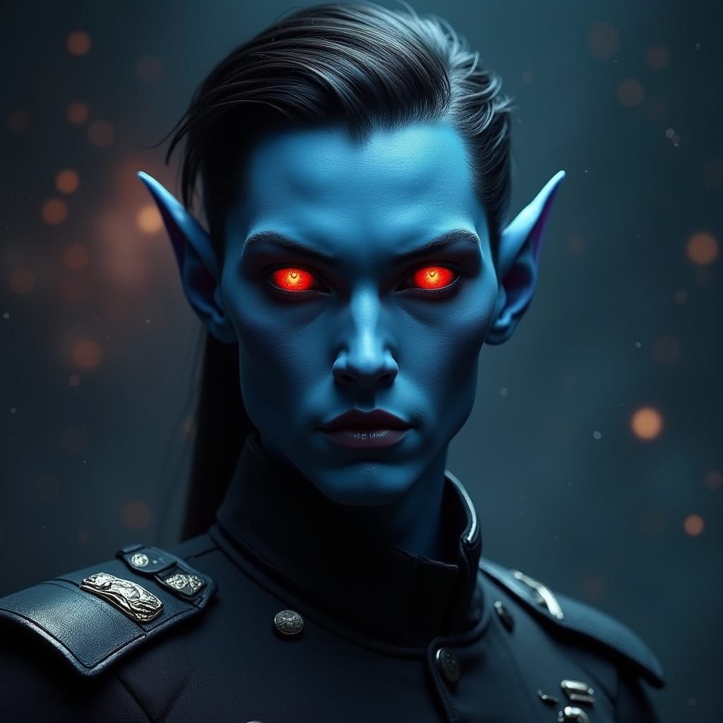 Alien Portrait in Hyperrealistic Style