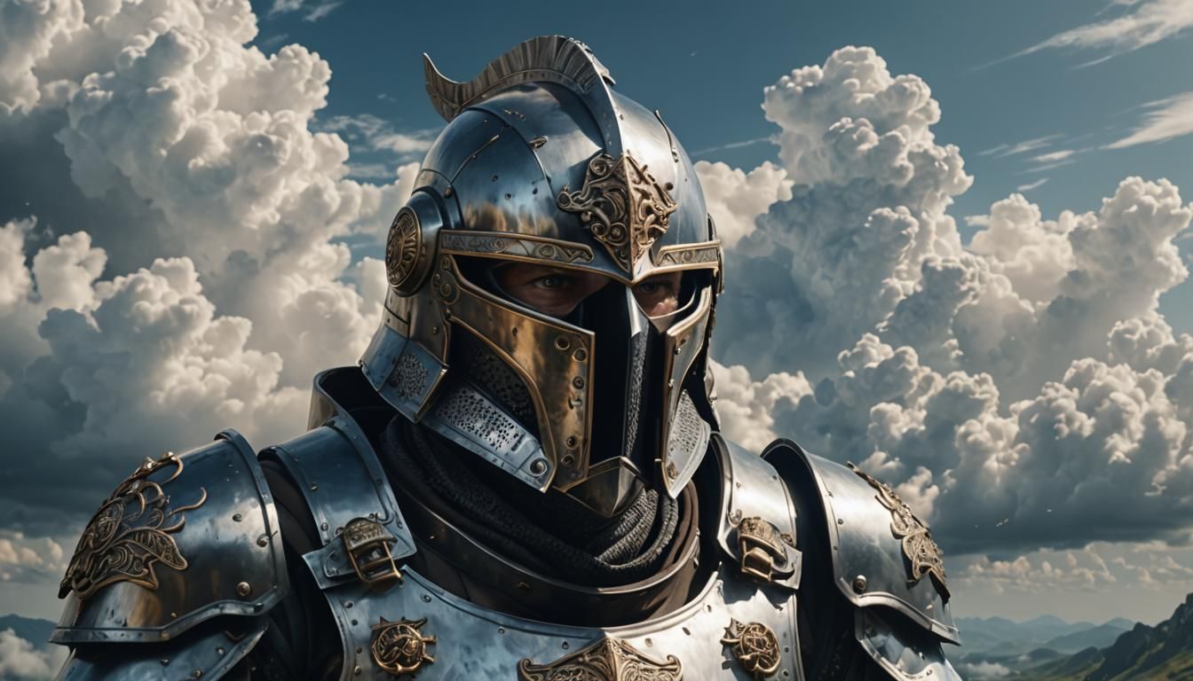 Armored Knight Observes Sky Islands