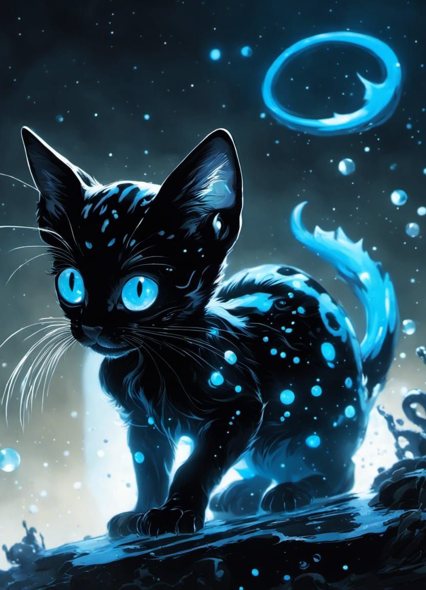 Kitten of the Blue Arcane