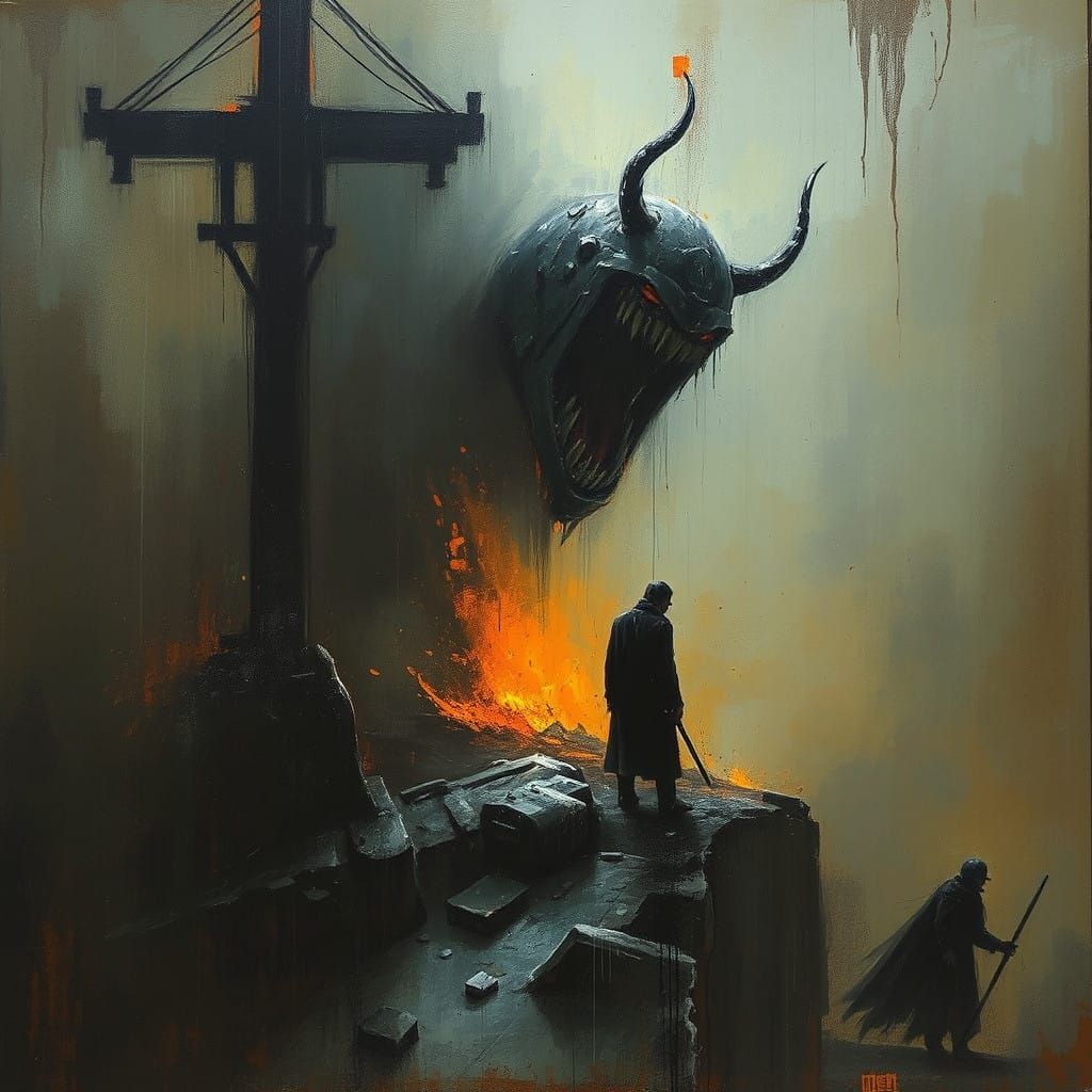 Dark Fantasy World in Gothic Style