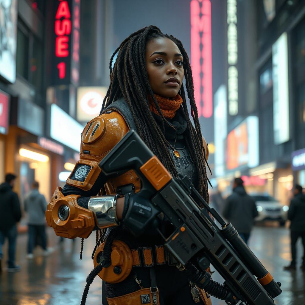 cyberpunk heroine