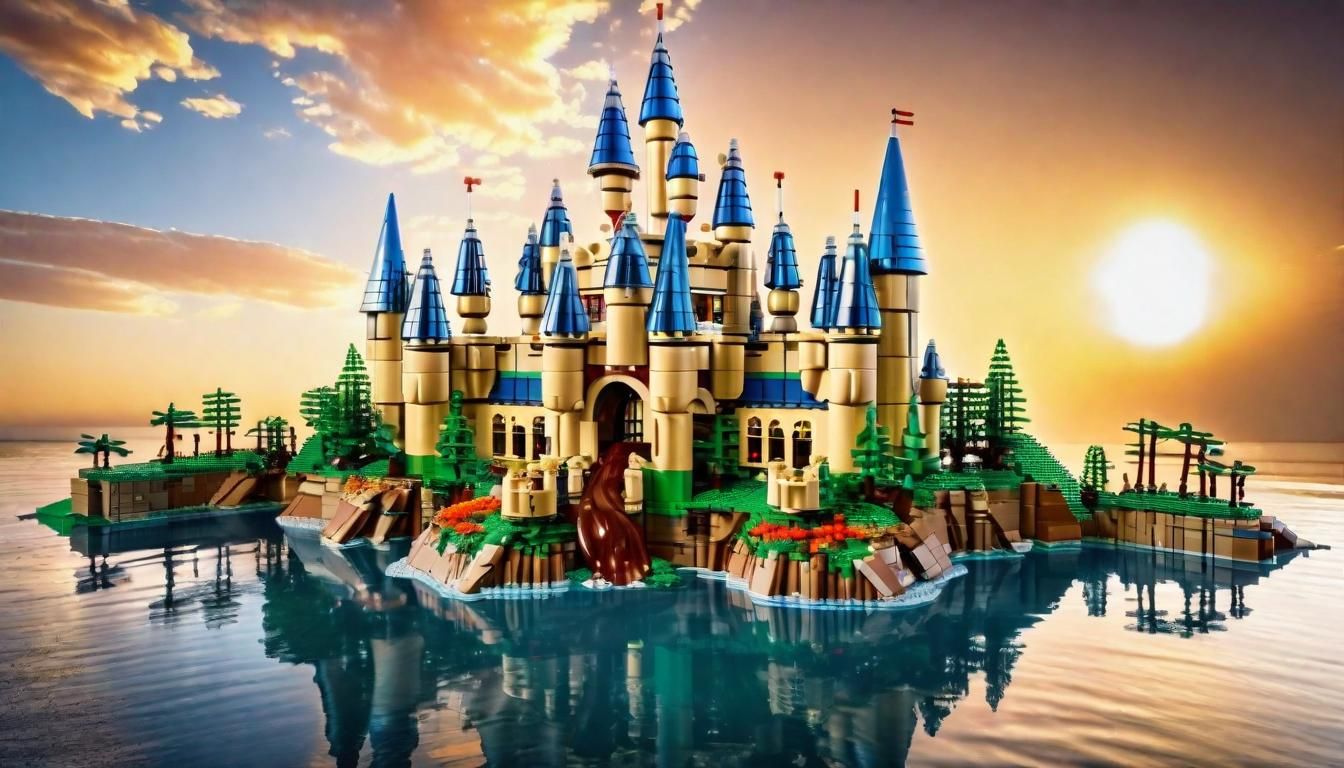 Most Beautiful LEGO Castle View in the World