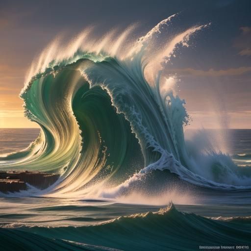 Dynamic Splash: Natural Materials in Motion