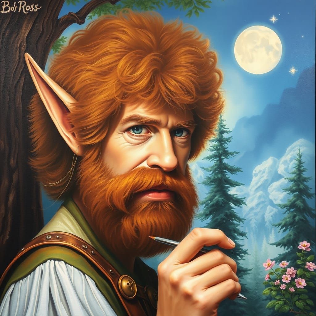 Elf in Latex: Digital Painting